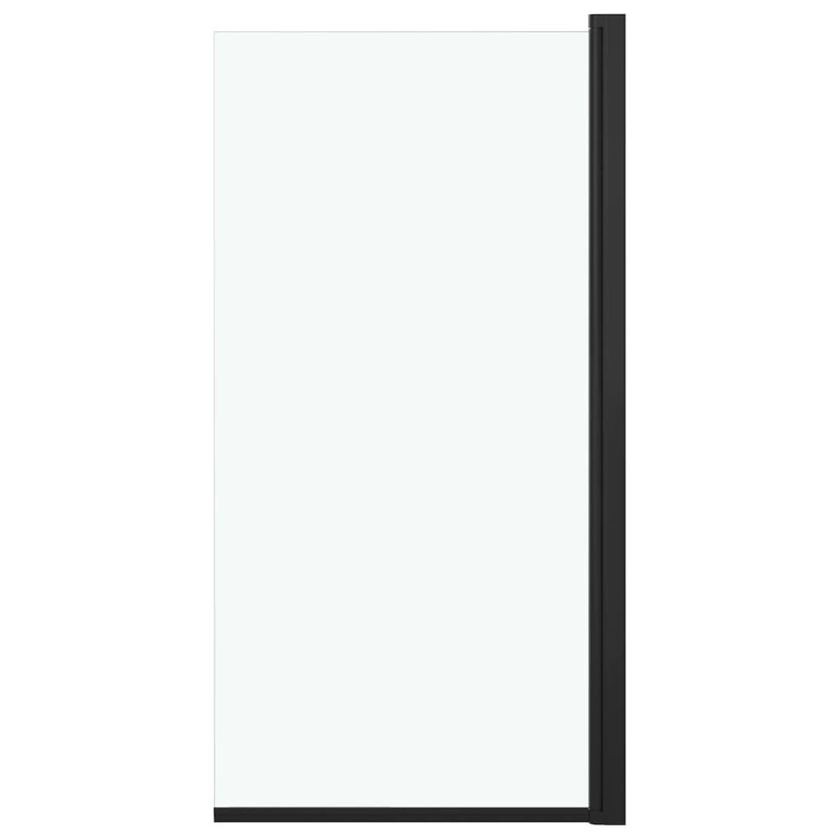 VIDAXL Cabine de douche ESG 68x130 cm Noir