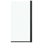 VIDAXL Cabine de douche ESG 68x130 cm Noir