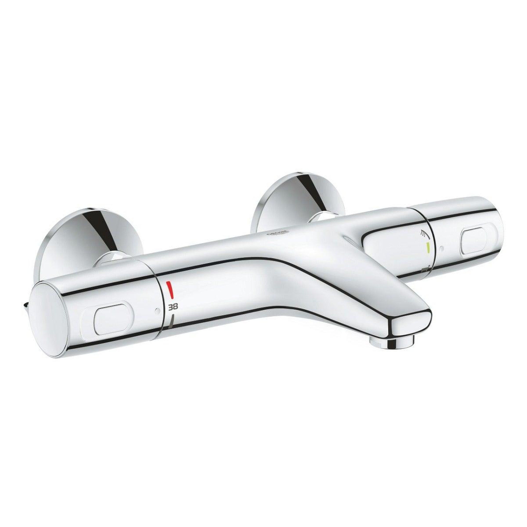 Grohe Mitigeur thermostatique bain / douche precision trend chromé - rosaces incluses