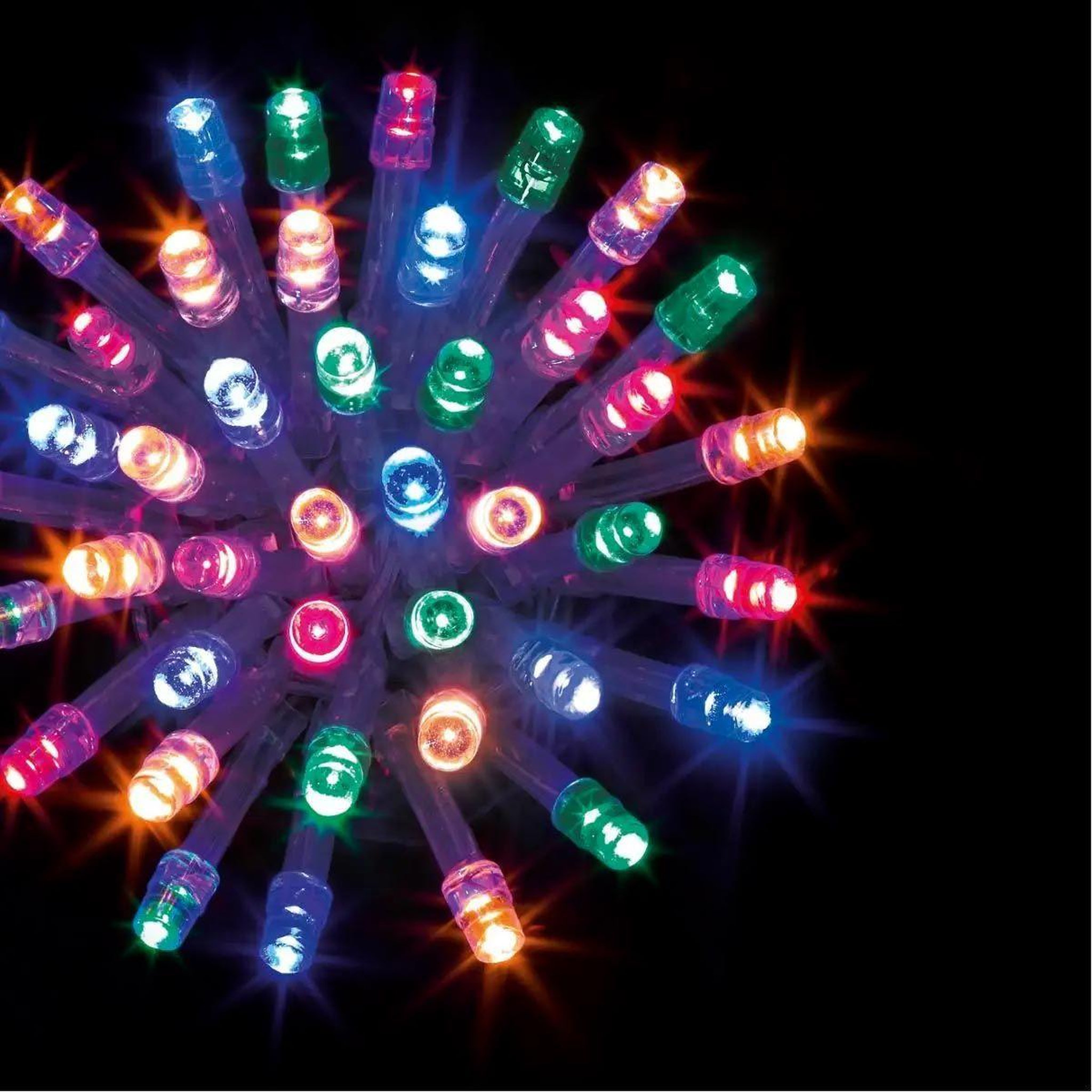 FEERIC LIGHT & CHRISTMAS Guirlande de noël  timer ii  10m multicolore