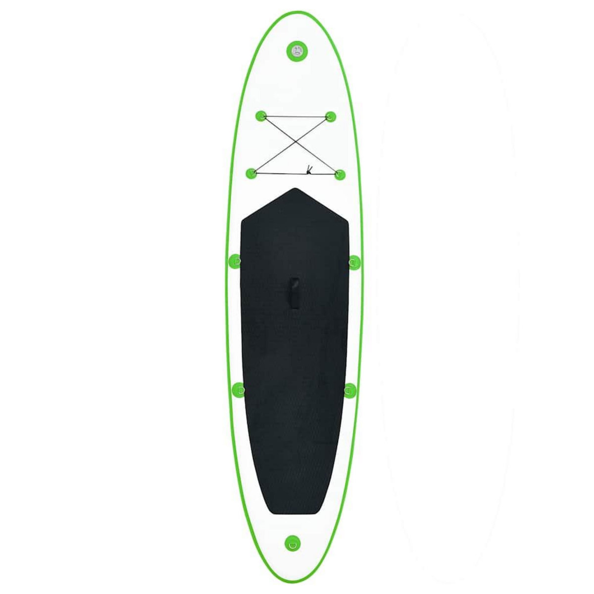 VIDAXL Ensemble de planches SUP gonflables Vert et blanc