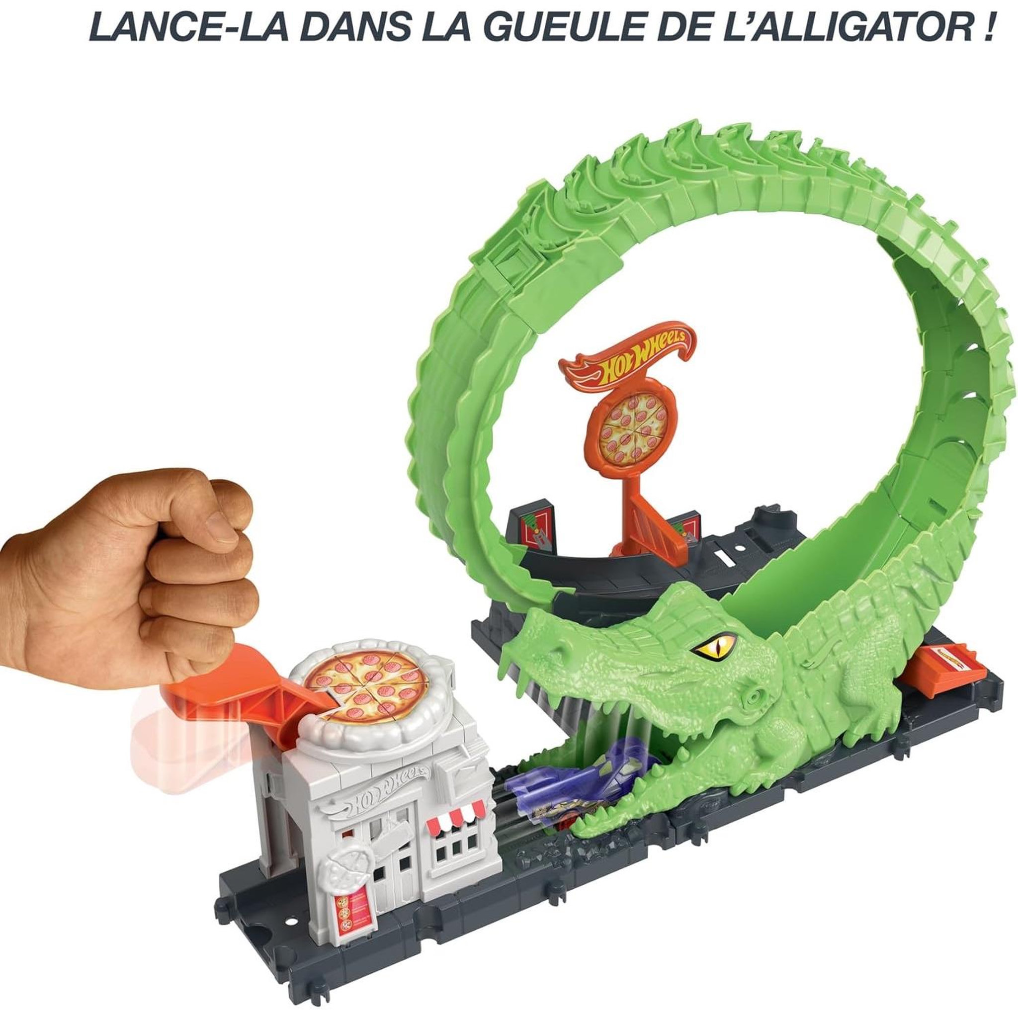 Voir la diapositive 5 : Hot Wheels Circuit de course Hot Wheels avec loopings et spirales