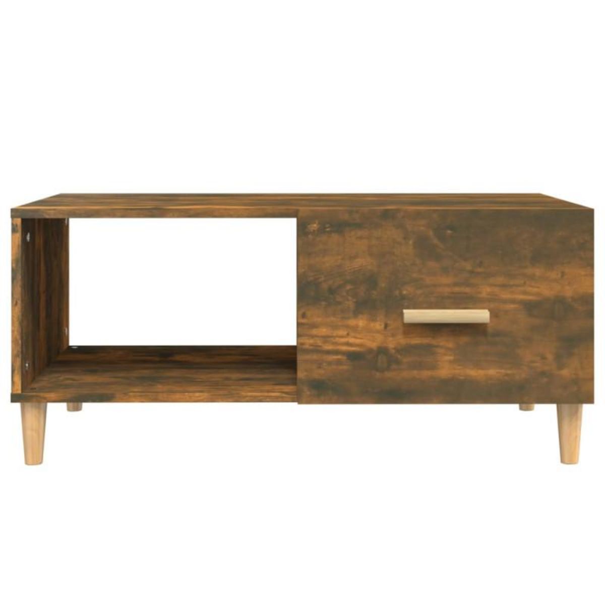 VIDAXL Table basse chêne fumé 89,5x50x40 cm bois d ingénierie