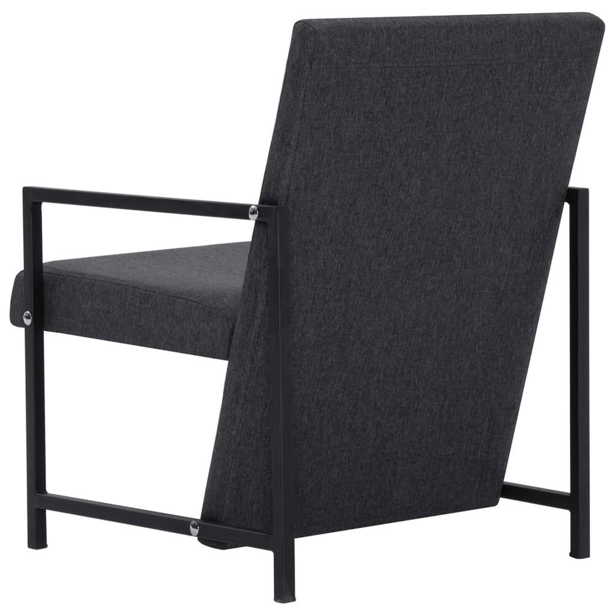 Voir la diapositive 5 : VIDAXL Fauteuil gris tissu