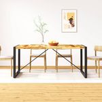 VIDAXL Table a manger Bois de manguier brut 180 cm