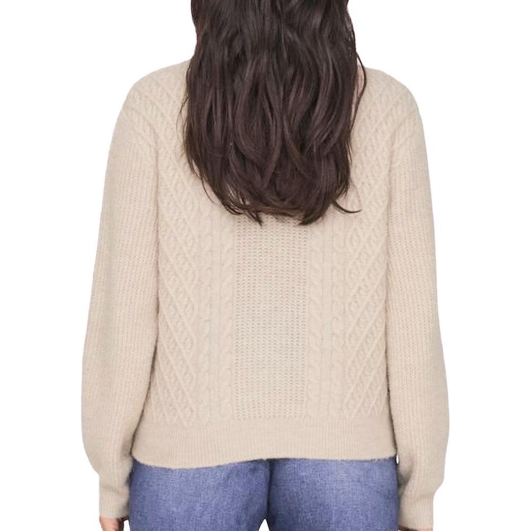 Voir la diapositive 2 : Only Gilet Beige Femme Only Igrid
