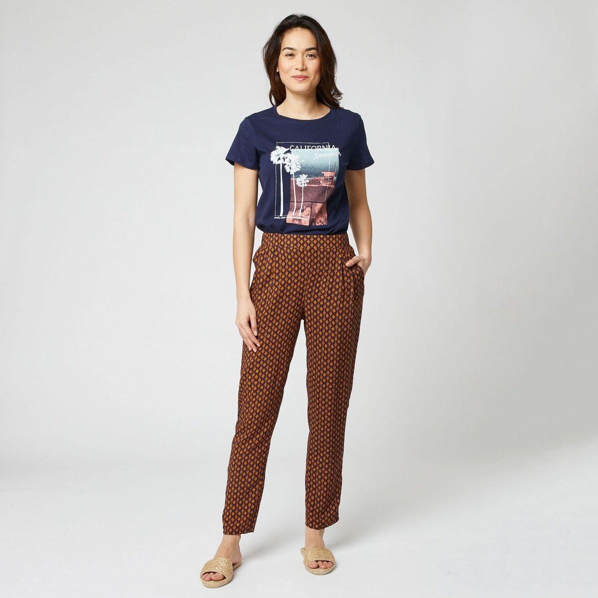 Pantalon in extenso femme auchan new arrivals