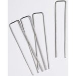 Jany Agrafes de fixation métal – Lot de 20 – 14 x 3 x 14 cm – Fabrication Française – Sans plastique