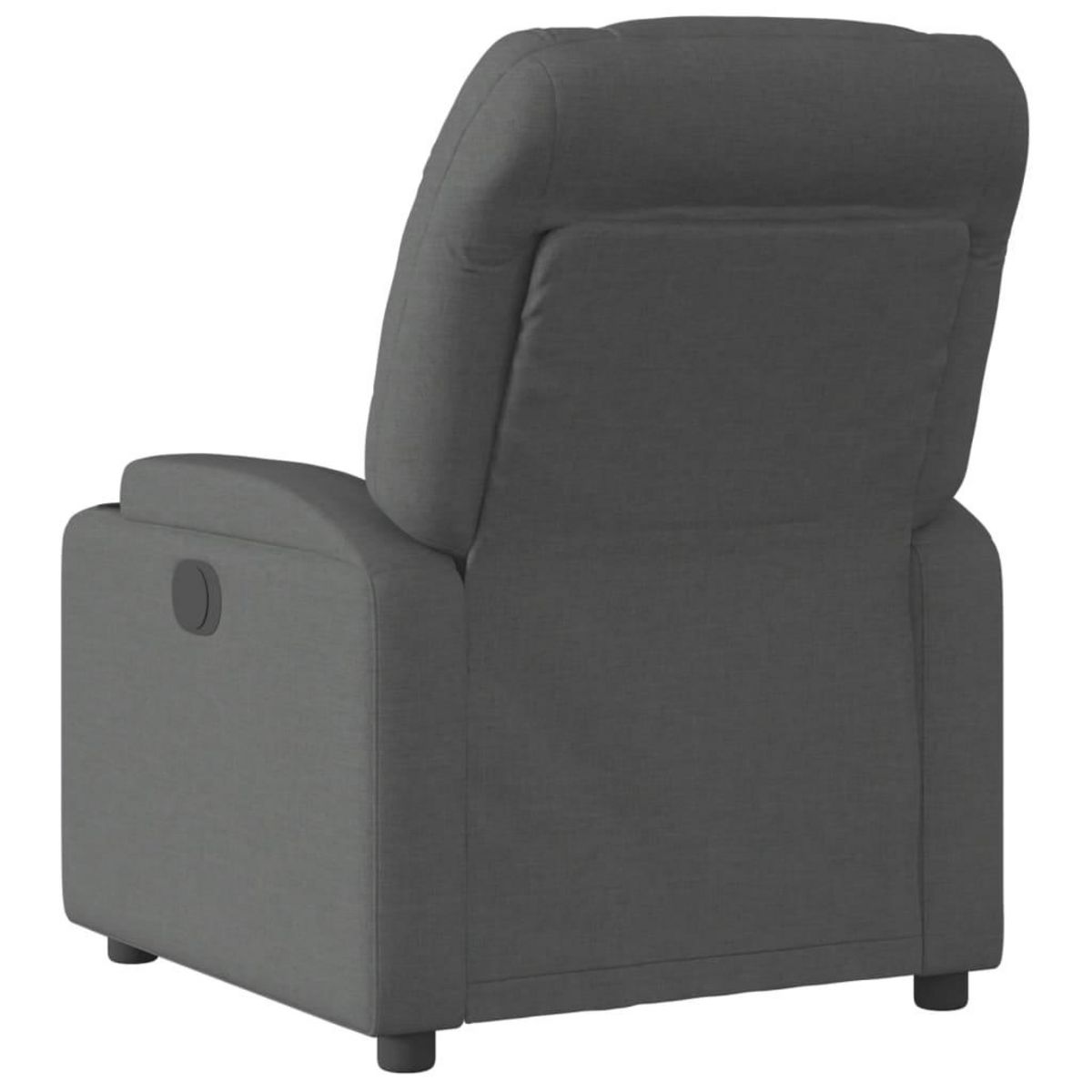 VIDAXL Fauteuil inclinable electrique Gris fonce Tissu