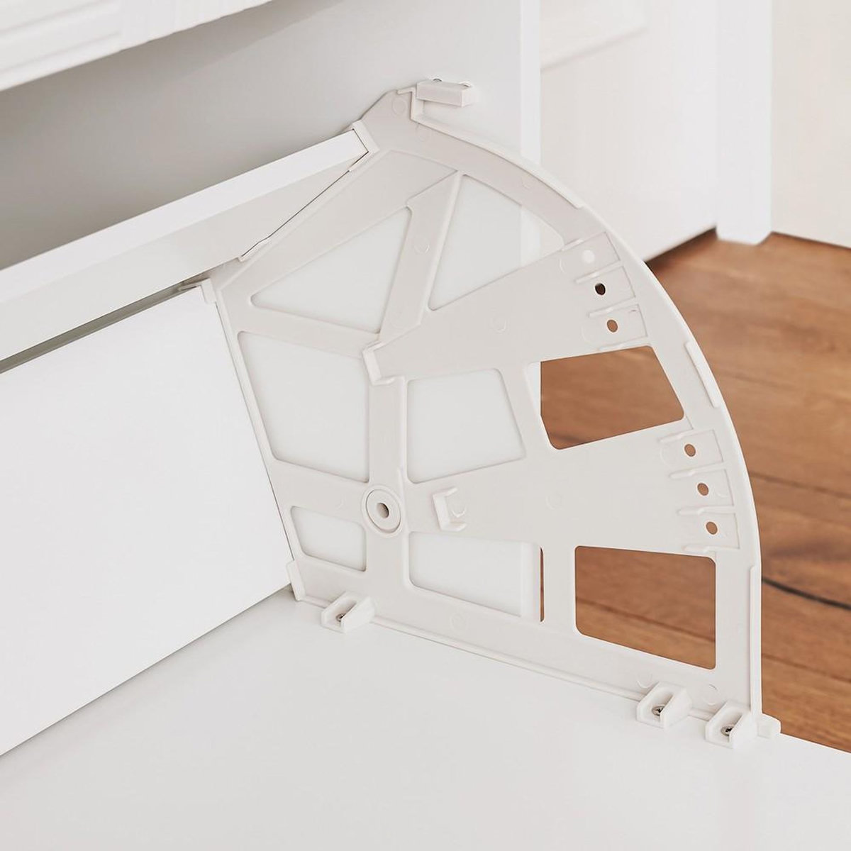 SOBUY SoBuy - Buffet Bas à un tiroir - Blanc - 59x40x115cm - Moderne - FSB95-W