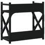 Voir la diapositive 6 : VIDAXL Support d imprimante 2 niveaux noir 40x20x40 cm
