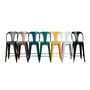 Voir la diapositive 6 : Rendez vous déco Lot de 2 chaises pour îlot central 67 cm en métal noir mat - Indus