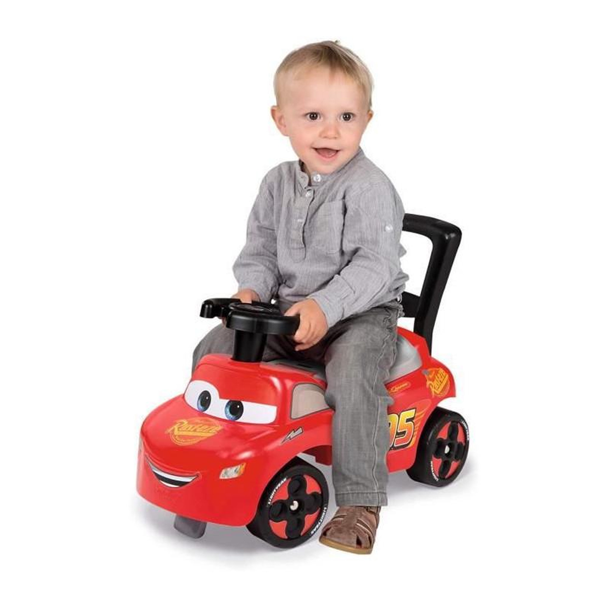 Voir la diapositive 3 : SMOBY Smoby - Cars - Porteur Auto - Fonction Trotteur - Volant Directionnel - Pour Enfant Des 10 Mois - Coffre a Jouets - 720534