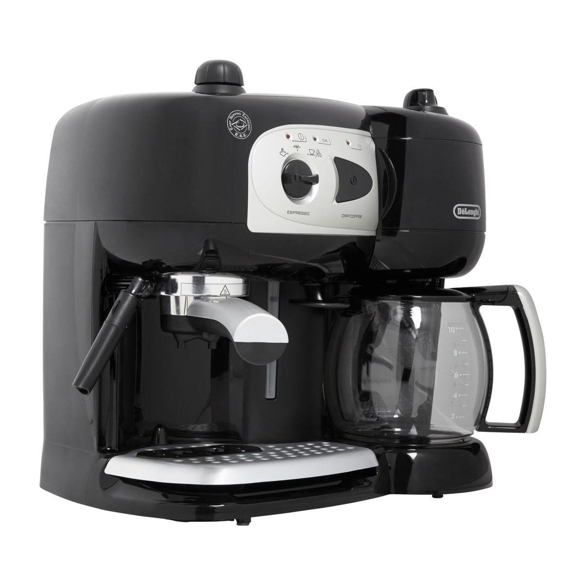 Voir la diapositive 2 : DELONGHI Expresso combiné cafetière bco 261b.1 noir