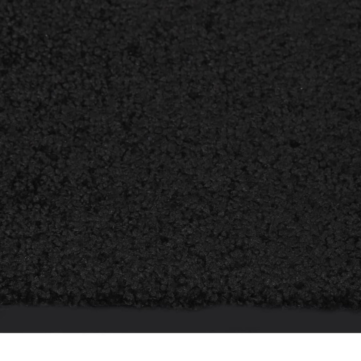 VIDAXL Paillasson Noir 60x80 cm