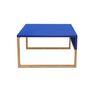Voir la diapositive 4 : Paris Prix Table Basse Design en Bois  Cubis  60cm Bleu