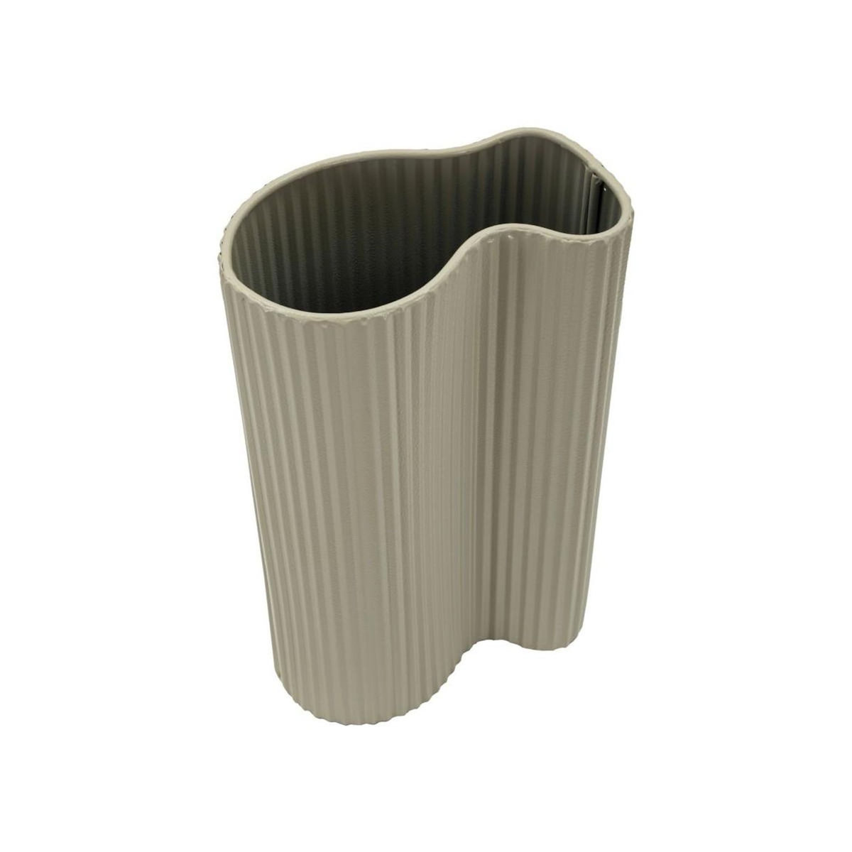 Paris Prix Vase Design en Métal  Frankfurt  36cm Beige Foncé