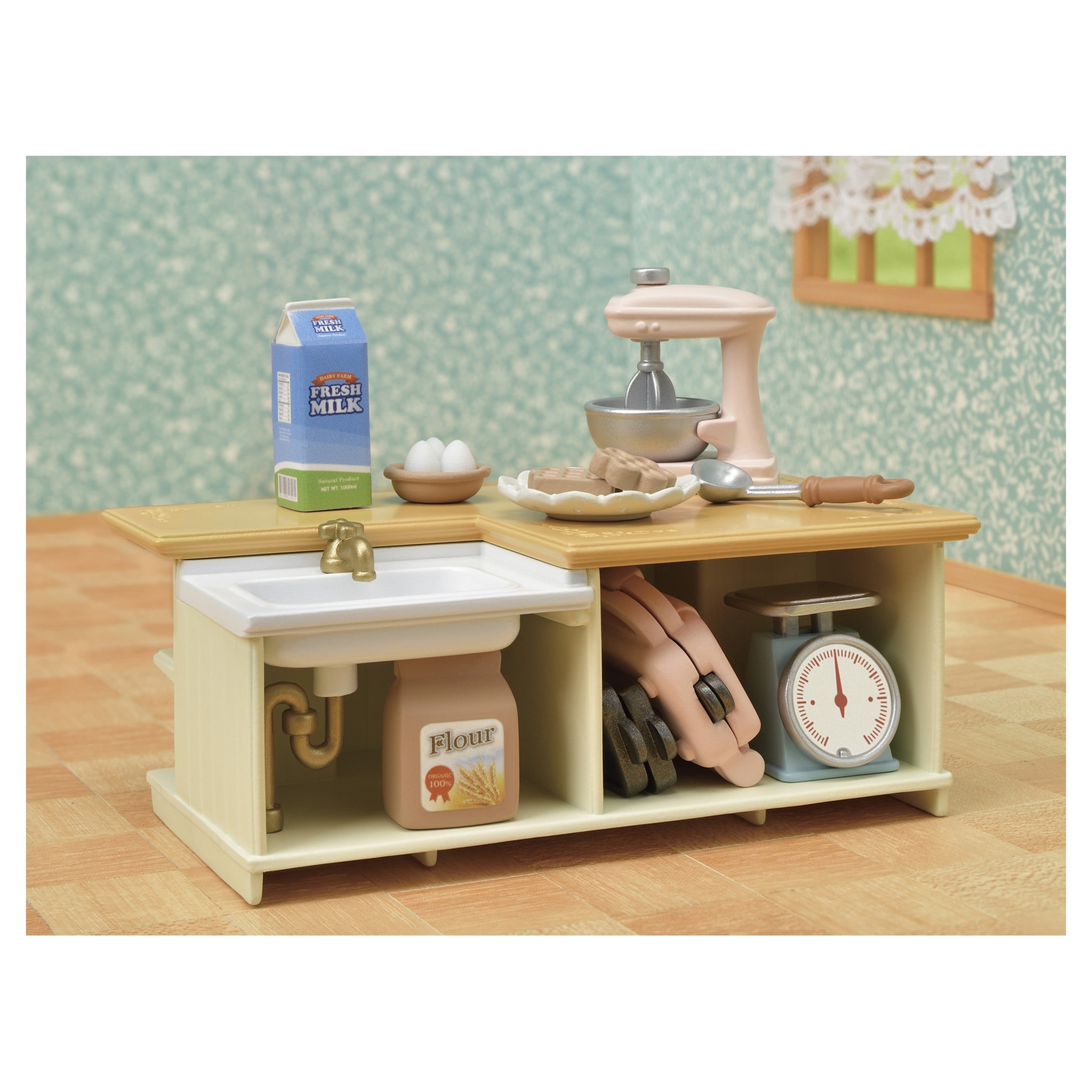 Voir la diapositive 4 : Sylvanian families Meuble de cuisine et accessoires - Sylvanian Families