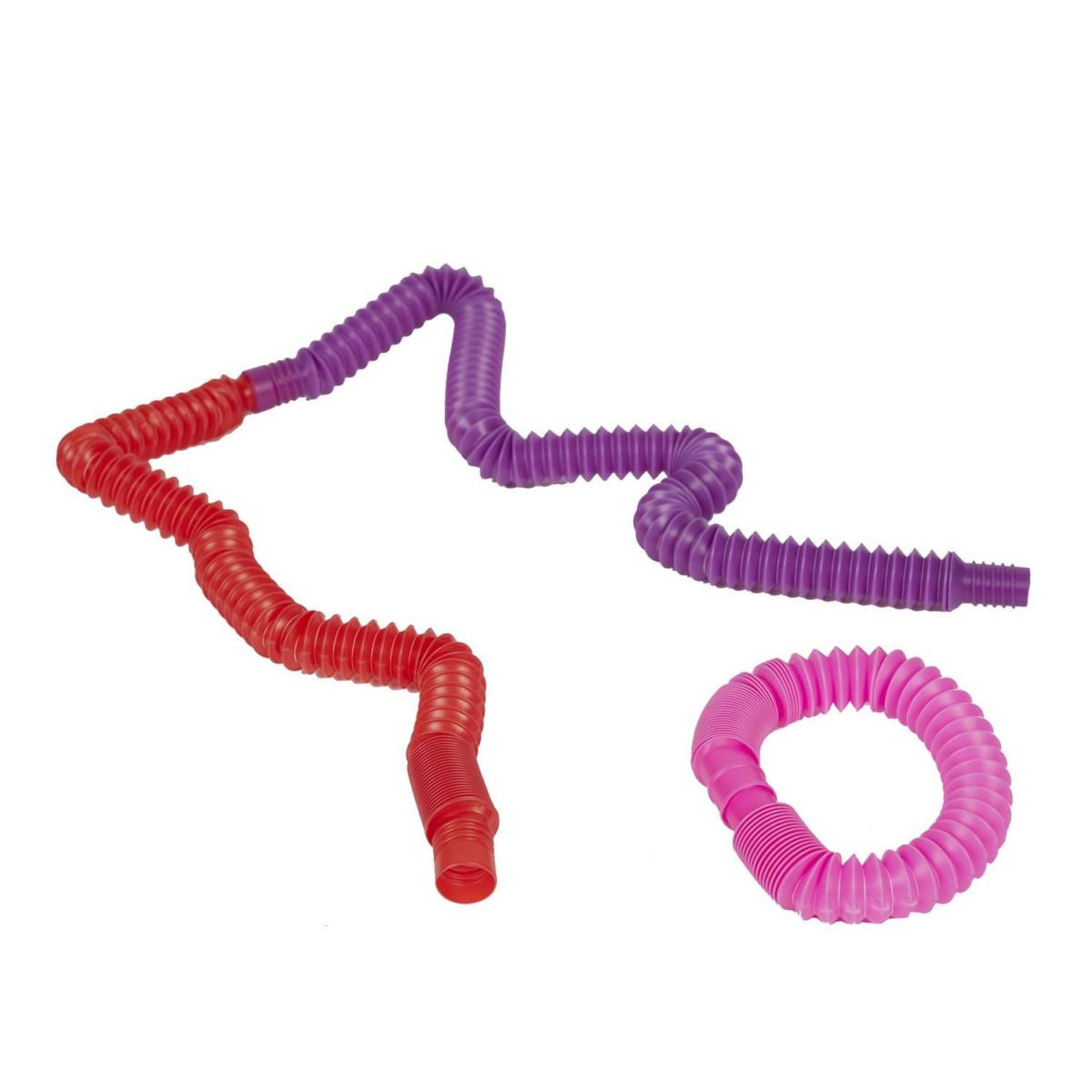 Voir la diapositive 6 : Jeux 2 momes Lot de 6 Tubes Extensibles  Sensoriel  20cm Multicolore