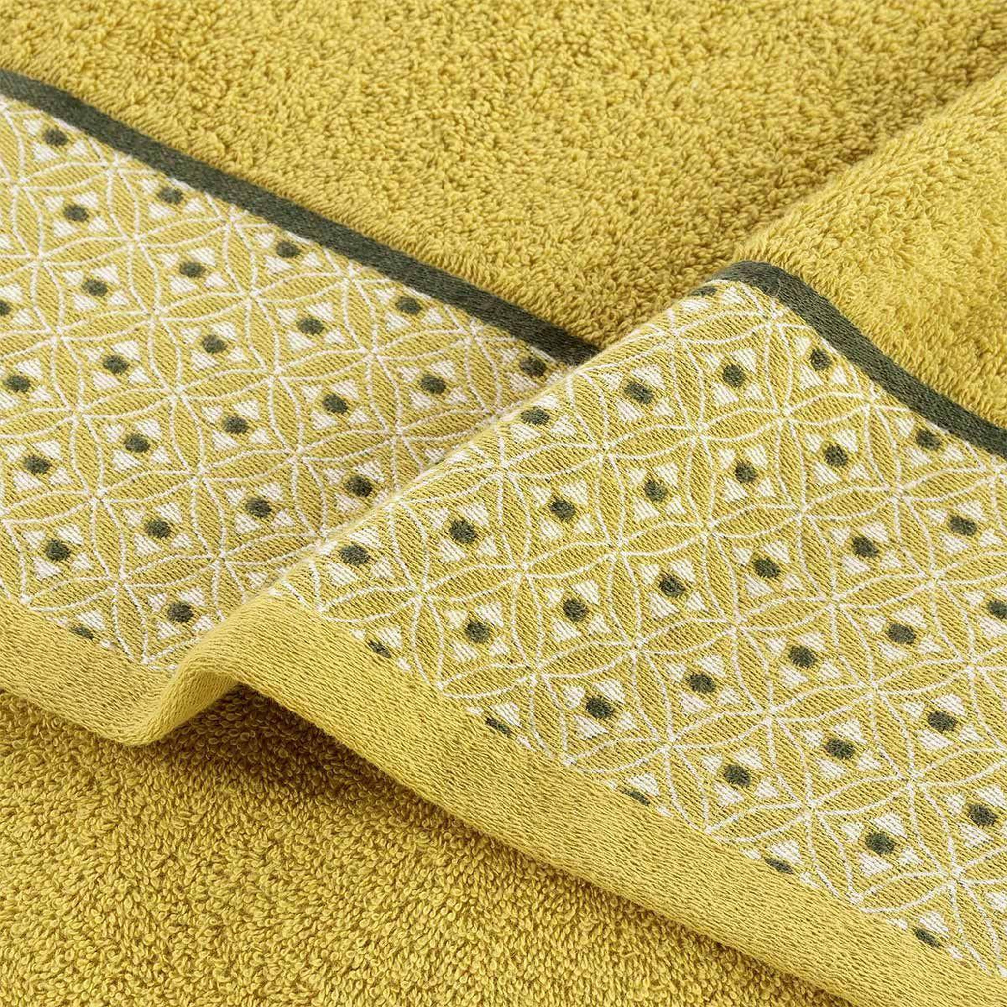 Voir la diapositive 3 : Douceur d'Intérieur Tapis de bain jacquard  belina  50x85cm miel