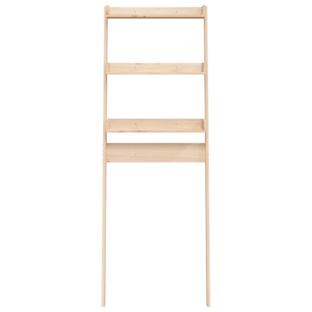 VIDAXL Etagere de toilette 63,5x32x179 cm Bois de pin massif