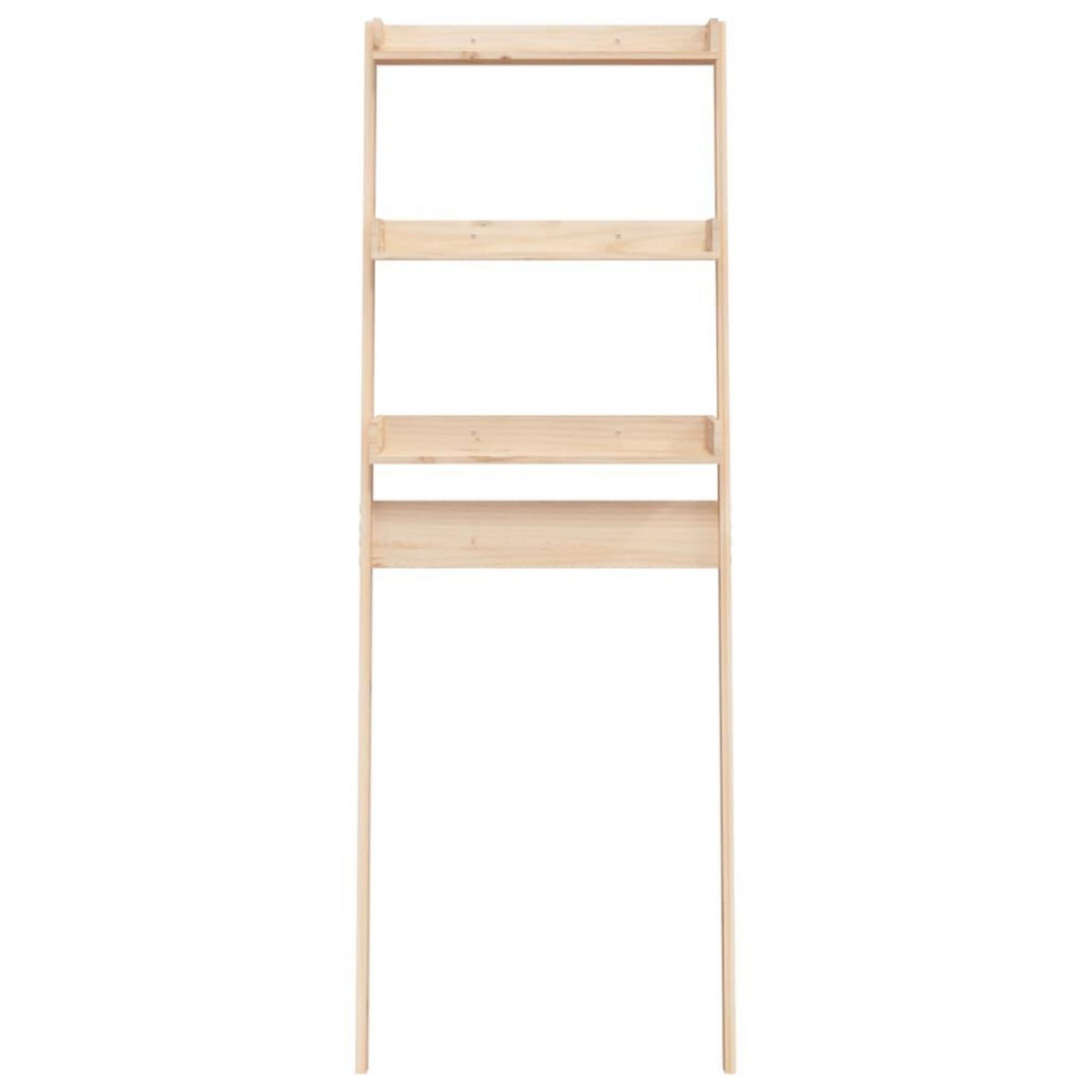 VIDAXL Etagere de toilette 63,5x32x179 cm Bois de pin massif