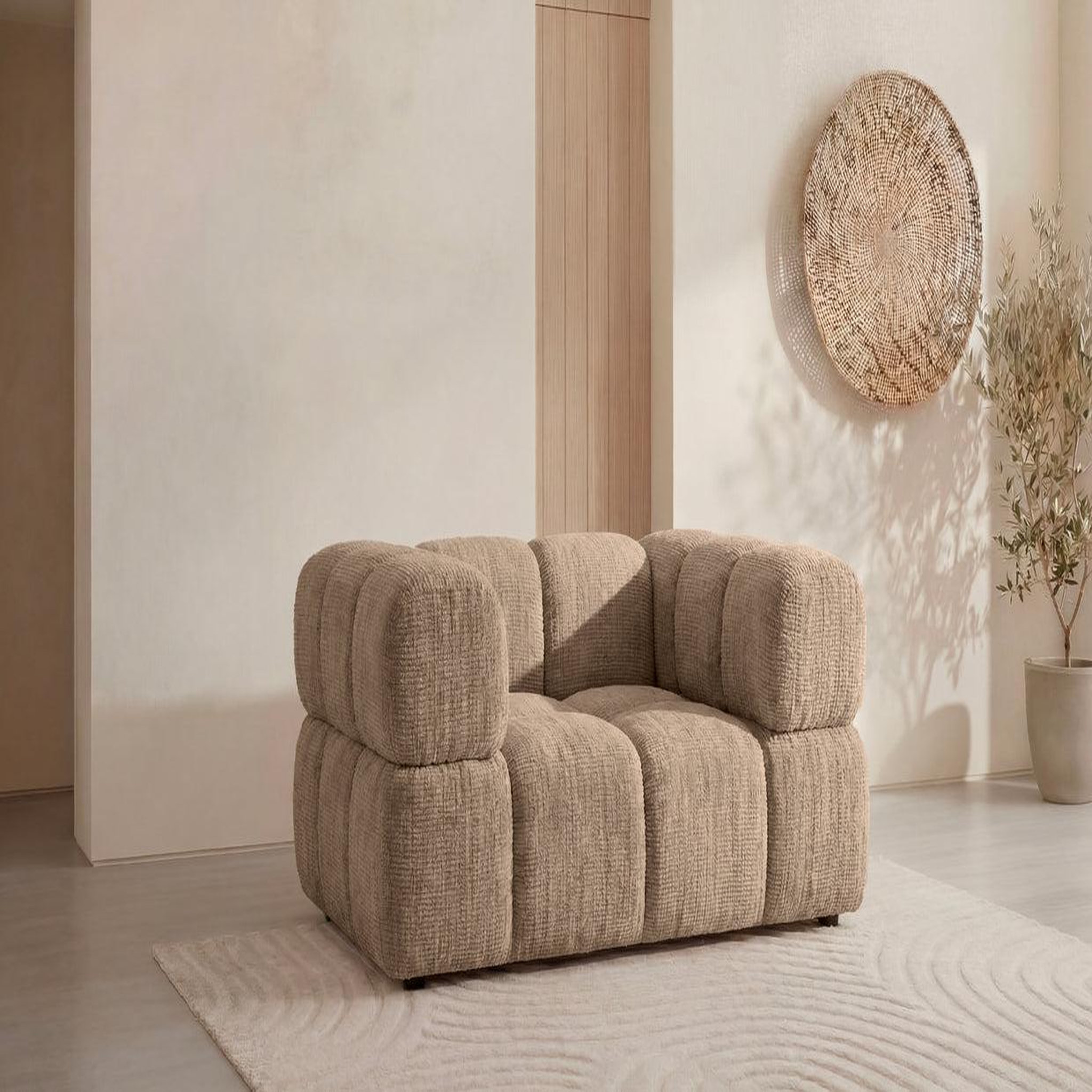 Voir la diapositive 2 : CASANOVA PARIS GUSTAVE - Fauteuil tissu chenille