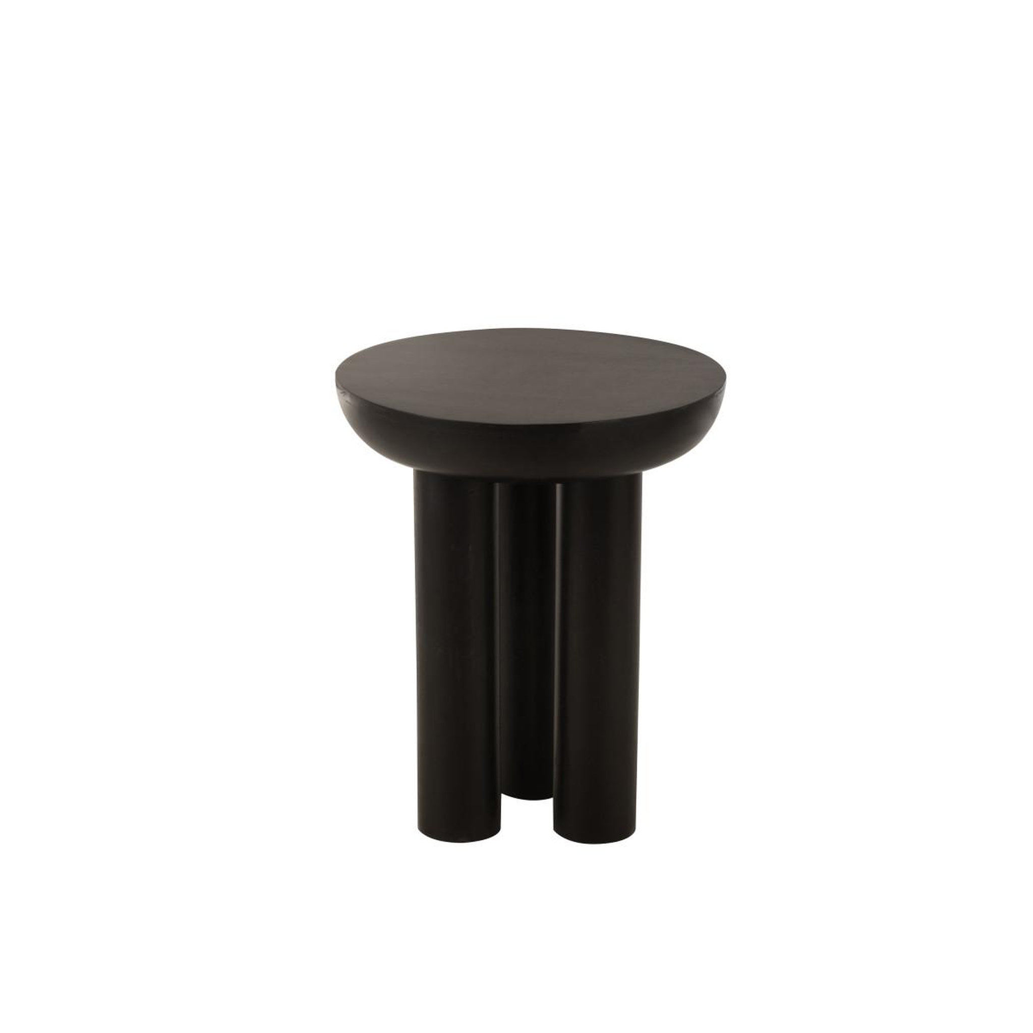 Voir la diapositive 2 : J-LINE Table d'appoint trio en bois  cave  60cm noir