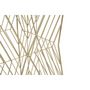 Voir la diapositive 3 : Paris Prix Table d'Appoint Carrée Design  Lines  100cm Or
