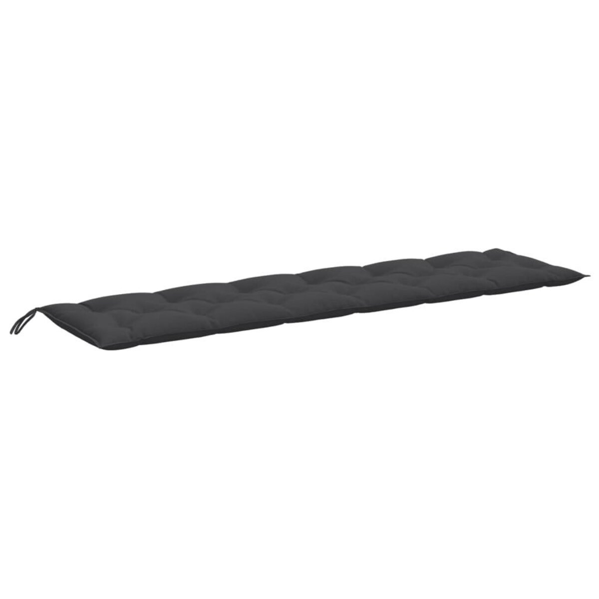 VIDAXL Coussins de banc de jardin lot de 2 anthracite melange tissu