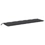 Voir la diapositive 5 : VIDAXL Coussins de banc de jardin lot de 2 anthracite melange tissu
