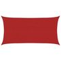 Voir la diapositive 2 : VIDAXL Voile d'ombrage 160 g/m^2 Rouge 2x4 m PEHD