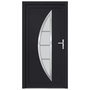 Voir la diapositive 3 : VIDAXL Porte d'entree anthracite 98x190 cm PVC