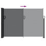 Voir la diapositive 5 : VIDAXL Auvent lateral retractable noir 140x300 cm