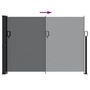 Voir la diapositive 5 : VIDAXL Auvent lateral retractable noir 140x300 cm