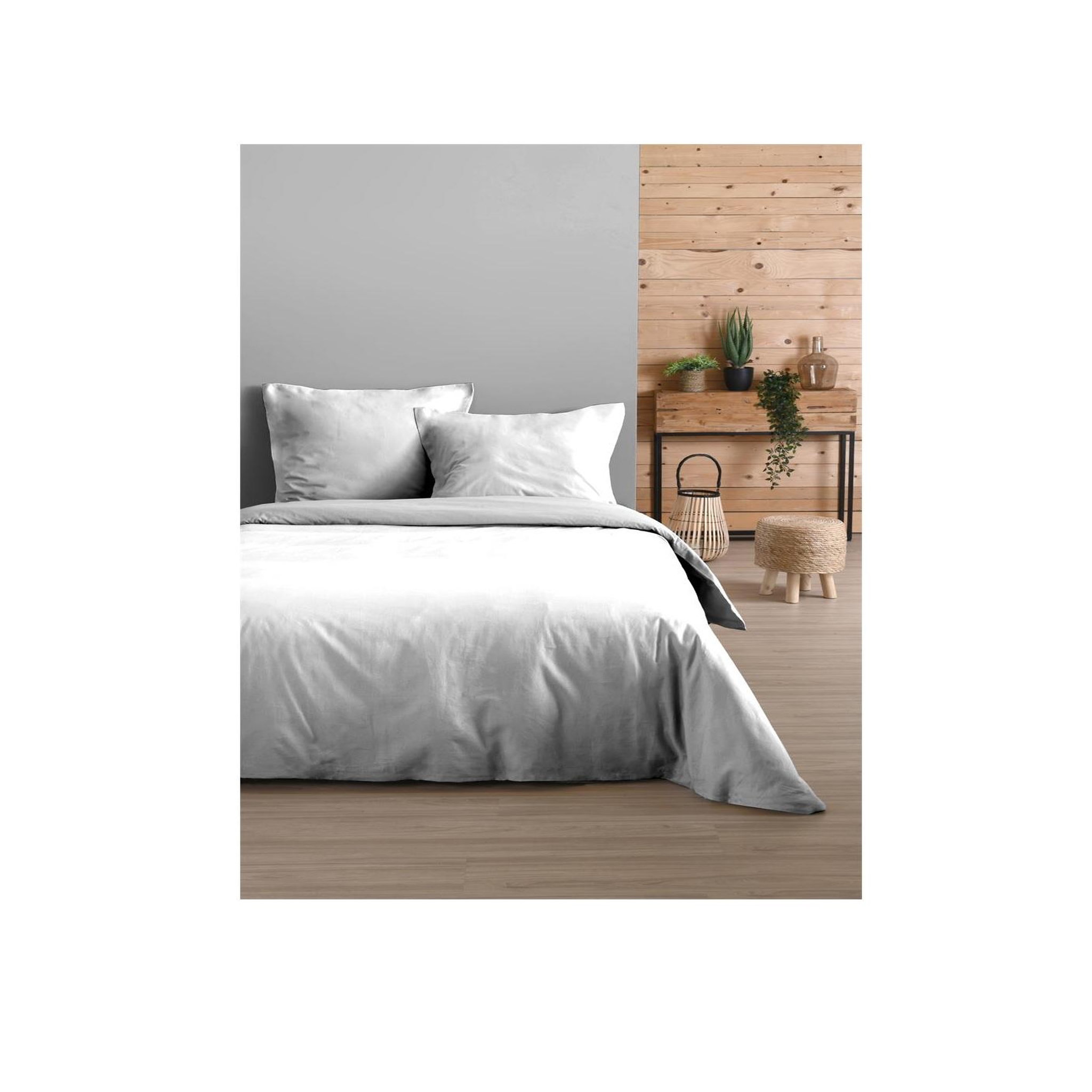 Voir la diapositive 3 : Eden Drap housse en coton eden design et moderne