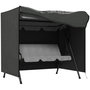 Voir la diapositive 1 : OUTSUNNY Housse de protection balancelle de jardin zippée 177 x 114 x 152 cm oxford haute densité gris