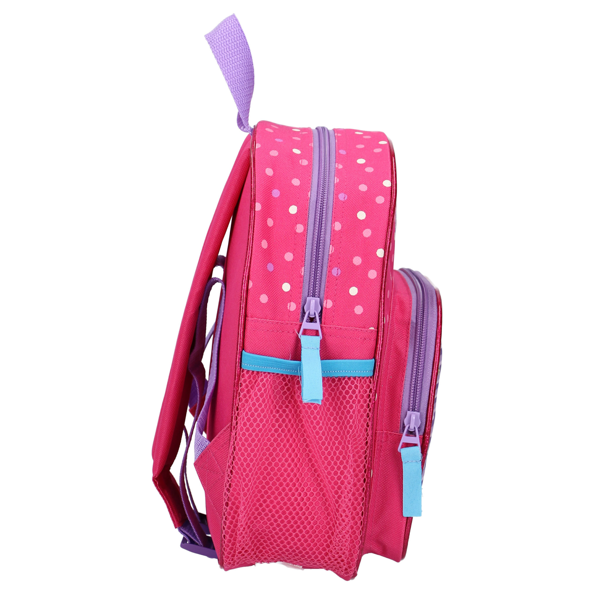 Voir la diapositive 3 : Sac maternelle rose avec prochette avant Peppa Pig