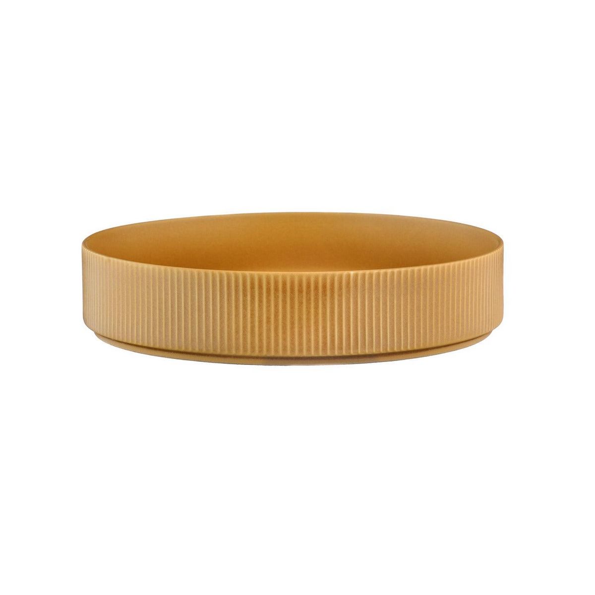 BJORN Assiette creuse SCANDI Ø21,5cm - 4 pièces - Ocre