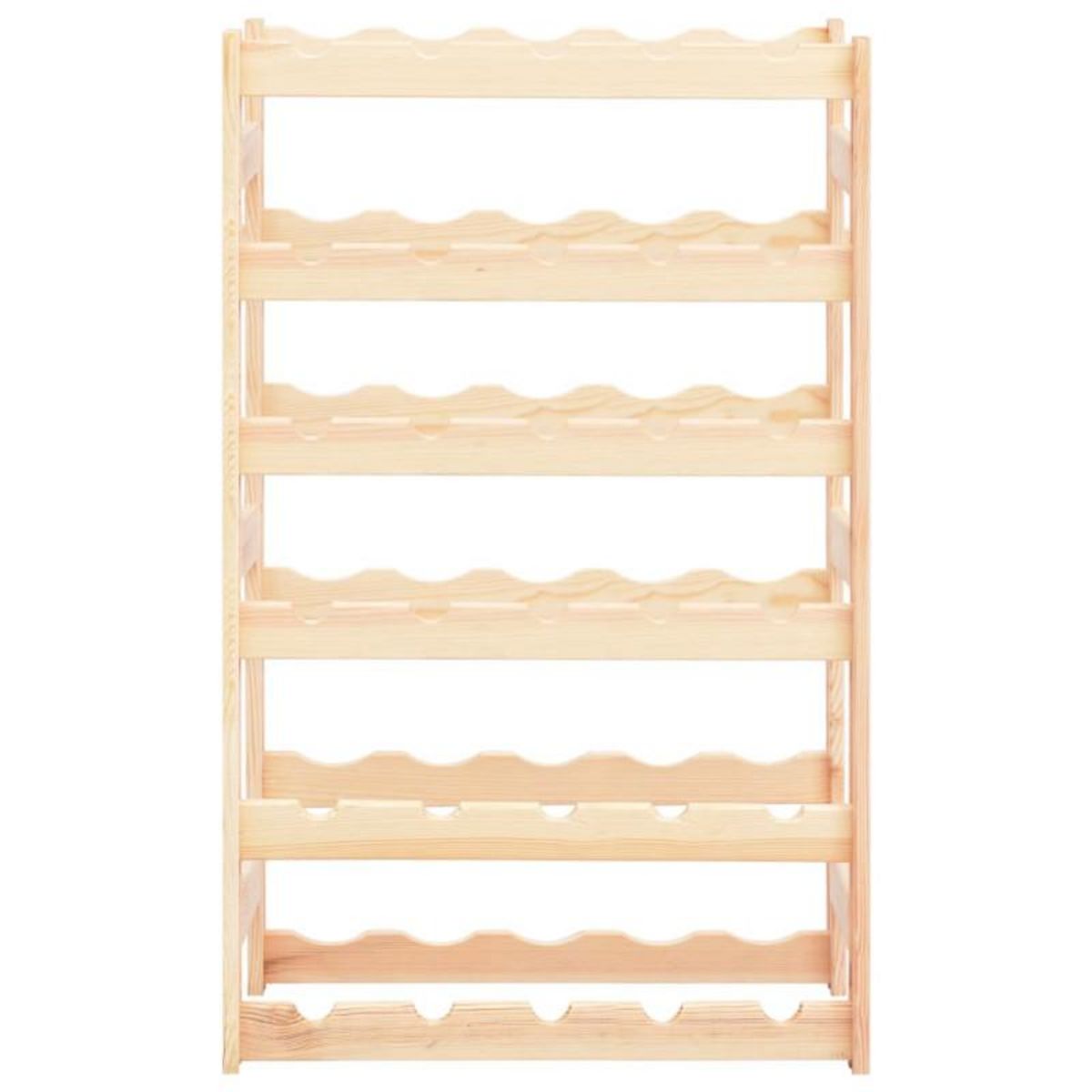 VIDAXL Casier à bouteilles pour 30 bouteilles Pinède