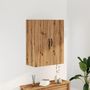 Voir la diapositive 1 : VIDAXL Armoire murale chene artisanal 69,5x34x90 cm bois d'ingenierie