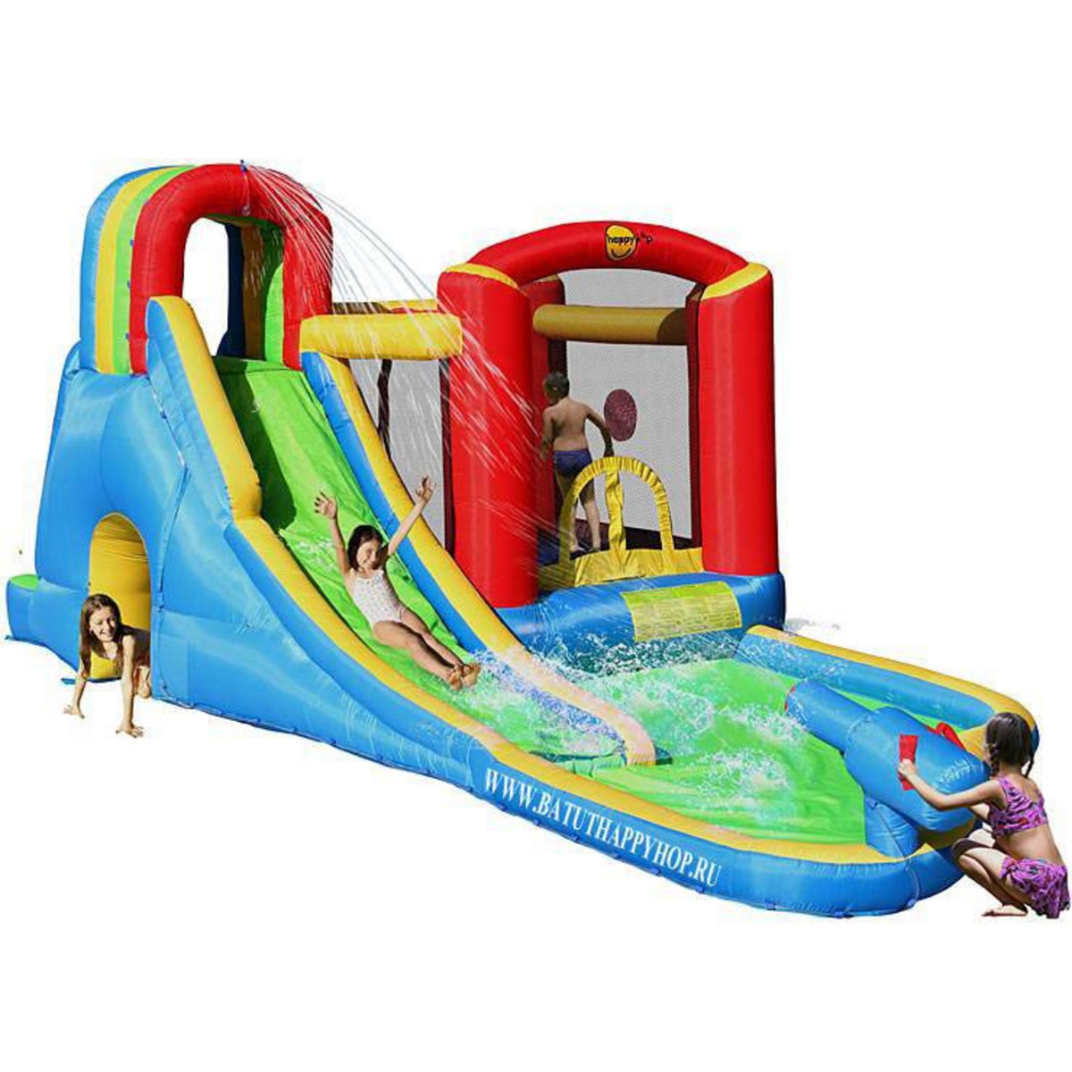 HAPPY HOP Aire de jeux gonflable Fun Zone