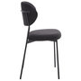 Voir la diapositive 5 : LISA DESIGN Rosita - lot de 4 chaises - en tissu - gris anthracite