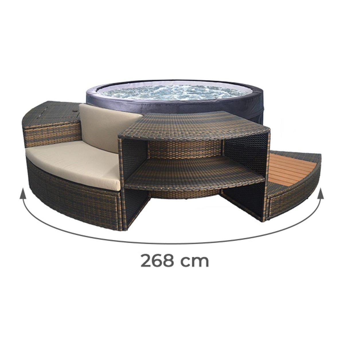 Netspa Mobilier 5 modules pour spa portable semi-rigide Vita - Netspa