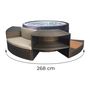 Voir la diapositive 6 : Netspa Mobilier 5 modules pour spa portable semi-rigide Vita - Netspa