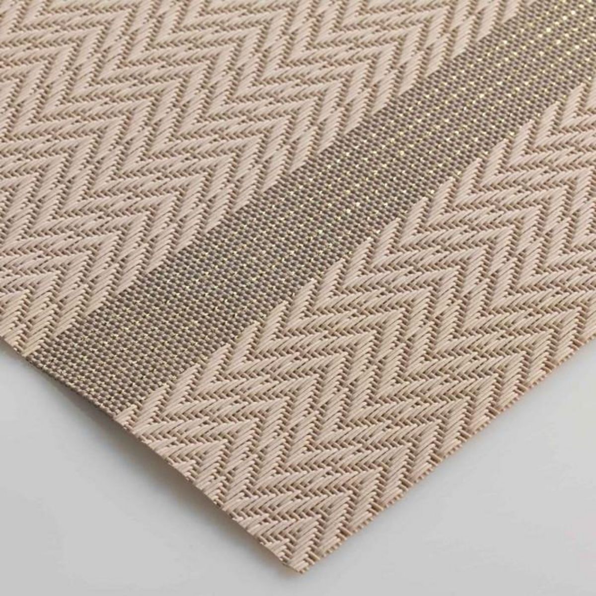 Paris Prix Set de Table Déco  Goldira  30x45cm Taupe & Or