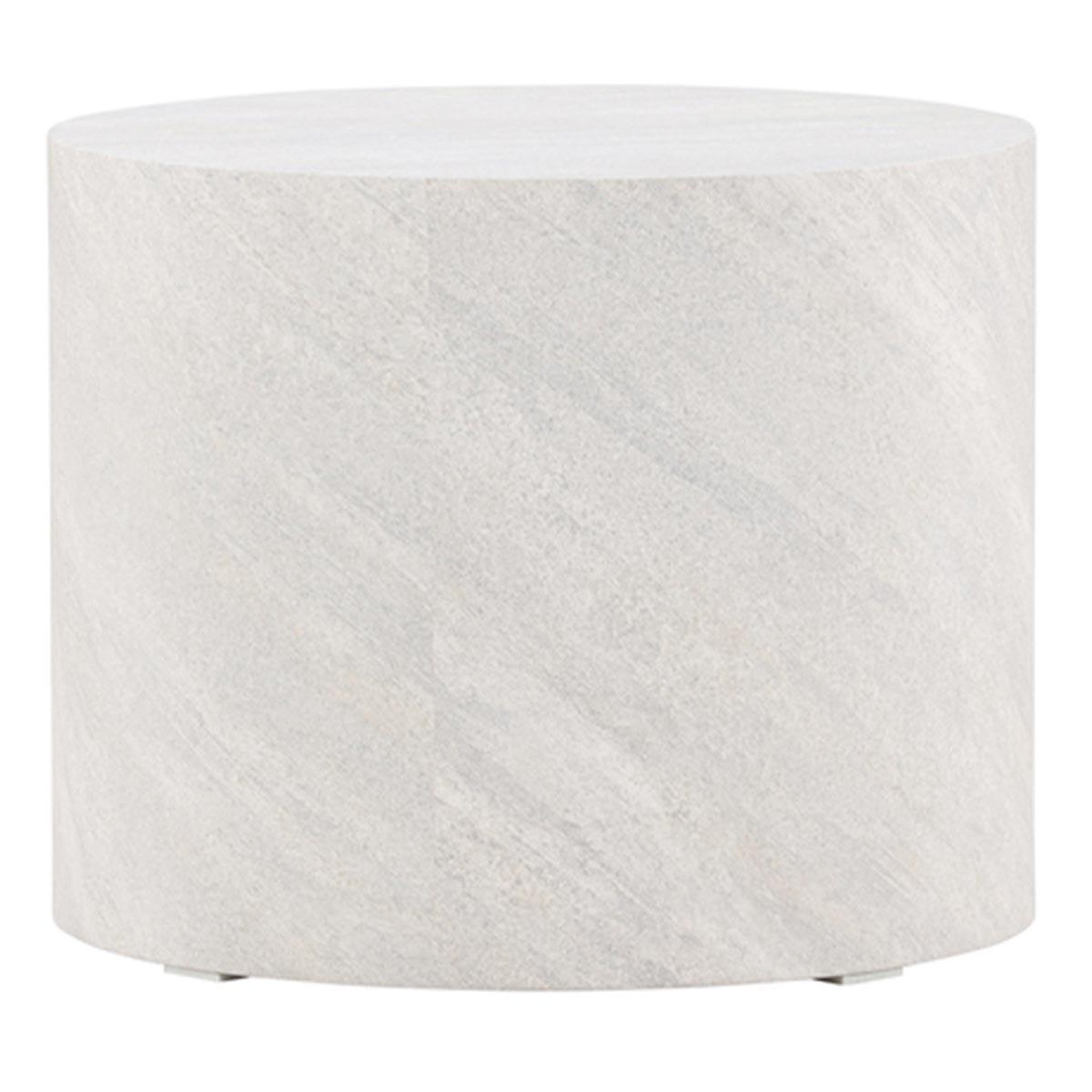 Paris Prix Table d'appoint ronde  york  50cm gris