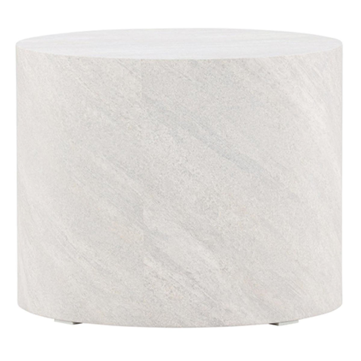 Paris Prix Table d'Appoint Ronde  York  50cm Gris