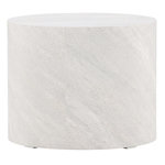 Paris Prix Table d'Appoint Ronde  York  50cm Gris