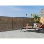 Nortene Canisse synthétique, imitation osier naturel FENCY WICK - Marron - 1,5 x 3 m